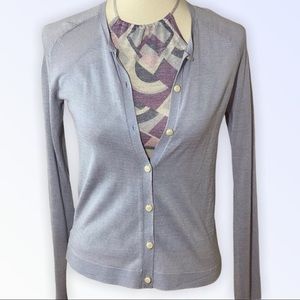 Banana Republic Silk Halter & Cardigan swe…